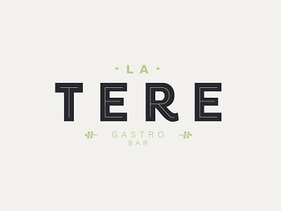 La Tere Logotypo branding logo logotype olive tree sans serif type