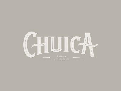 CHUICA - KRAFT WINE brand branding chile farmers kraft letter lettering logo wine winery