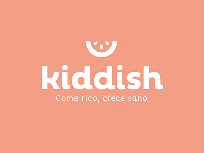 Kiddish Logo art branding design food graphic icon kids logo symbol vector watermelon