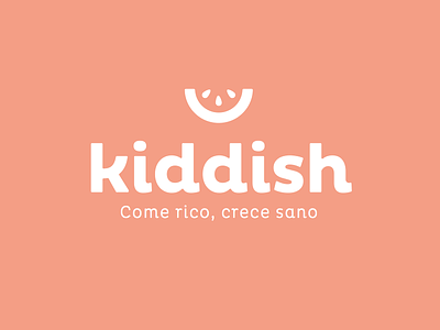 Kiddish Logo art branding design food graphic icon kids logo symbol vector watermelon