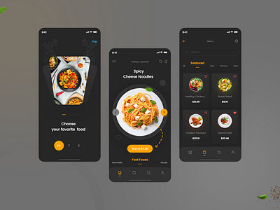 Chief's Food App UI Kit for iOS