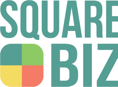 SQUARE BIZ LOGO branding logo small business