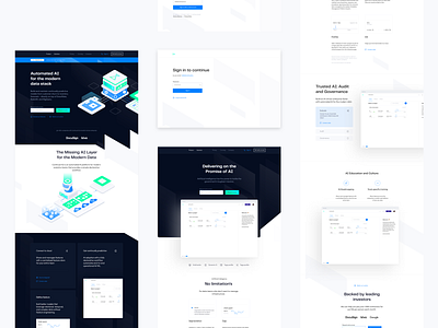 ContinualIQ landing page layouts saas website