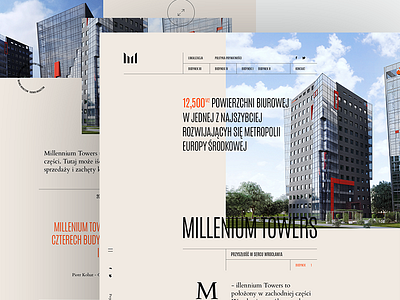 Towers - Landing page