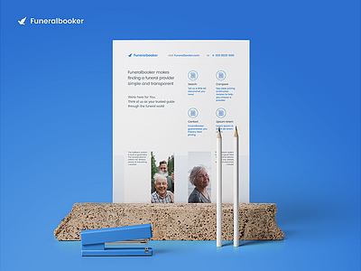 Behance presentation booking brand crowdfunding funeral landing page ole one typo