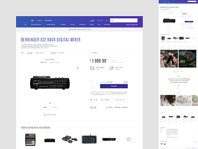 Store - Product page e commerce music product product page store typographic ui ux ux design webdesign