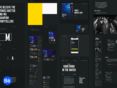 Music.com - Behance case study behance casestudy music music app showcase social song story themes ux webdesign