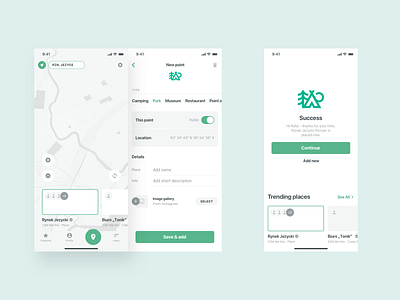 Adventure app - Wireframes (Lo/Fi)