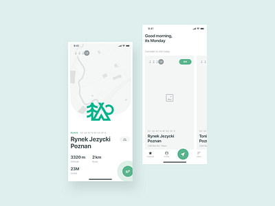 Adventure app - Wireframes