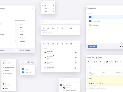 Mimeeq - UI Elements dashboard editor elements forecast furniture interface layout metrics ui design ux