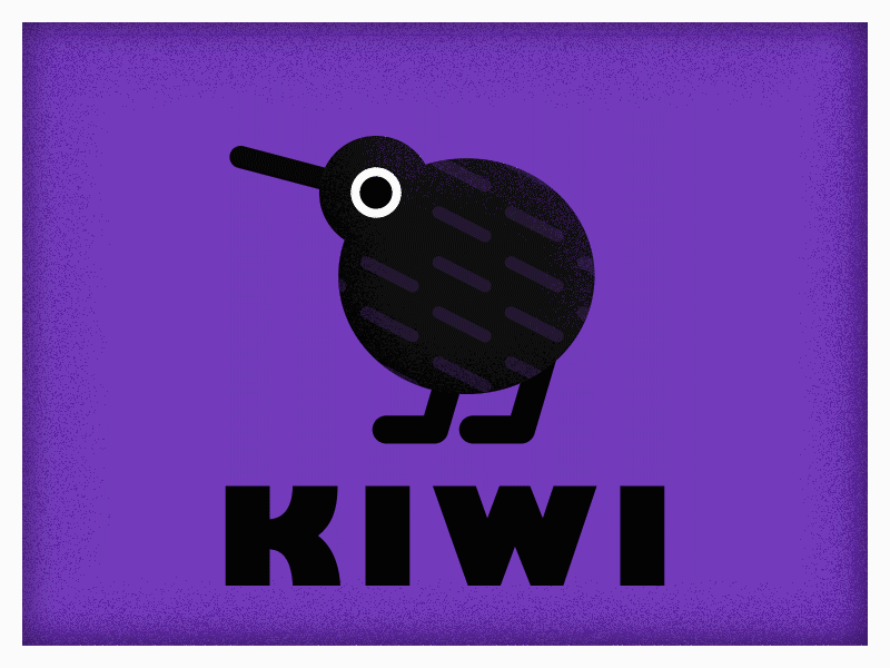 Kiwi after effect after effects animation after effects motion graphics animal illustration kiwi minimalist simple