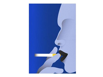 Ex-Girlfriend art gradient grain graphic design illustration smoke woman