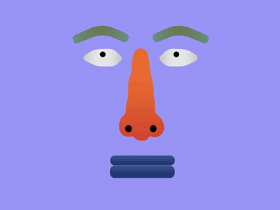 Face graphic design illustration p5js vector