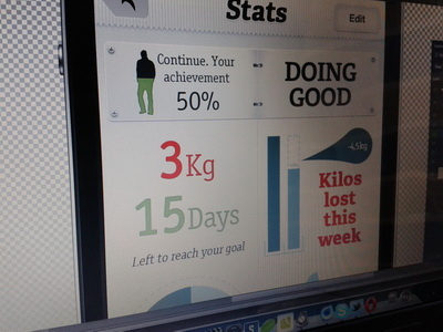 Stats fitnes app WIP