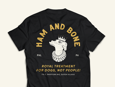 Ham and Bone Shirt Design apparel branding design graphicdesign illustration illustrator philadelphia vector