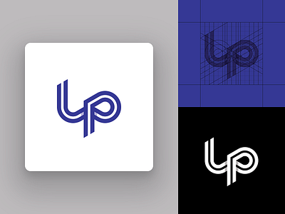 LP Monogram Concept 2 branding custom logo design design flat logo design geometric design icon icon design identity design lettermark letters logo logo design logo grid logotype mark modern logo monogram symbol typography vector