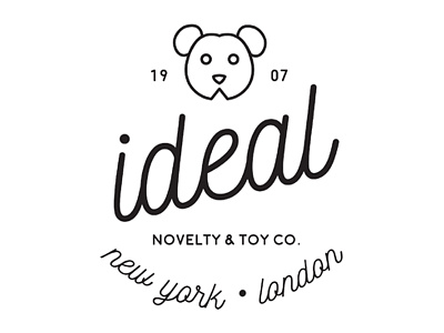 Ideal Toy Co. branding design teddy bear toys