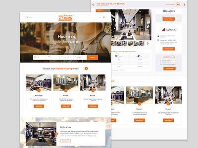 Shopup Immo logo design mockup ux design webdesign