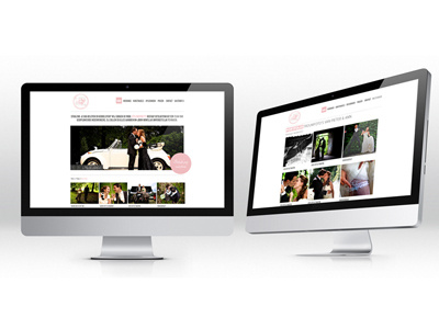 Mockup Website wedding photography