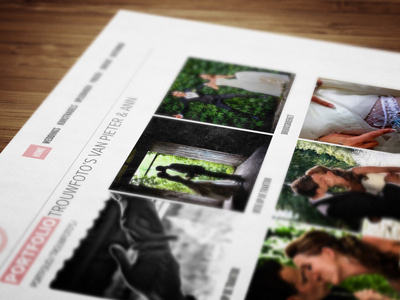 Mockup Website wedding photography