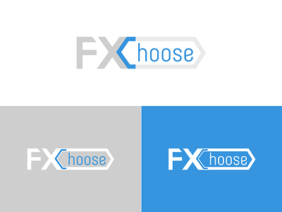 FX Choose - Logo branding construction economy forex identity logo process