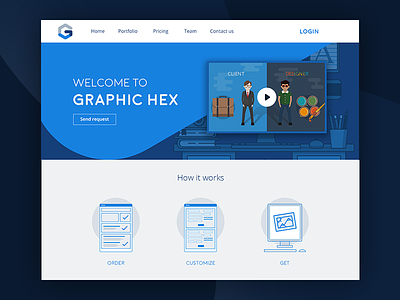 Graphic Hex customize deadline design freelancer graphic hex order price ui web