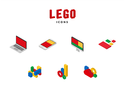 Lego Icons app design icon icon pack icons icons set laptop lego solutions ui ux