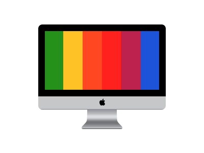 1 Layer iMac 1 layer gradient imac stroke