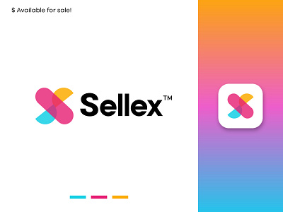 Sellex Logo | Modern Logo Design | App Icon Design | Branding abstract alphabetlogo app branding colorful creative design graphic design icon identity illustration logo logofolio logoforsell logotype modern sell sellex ui ux