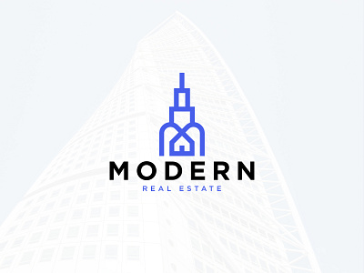 Modern Real Estate Logo Design.