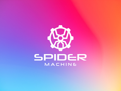 Spider Machine Logo Design