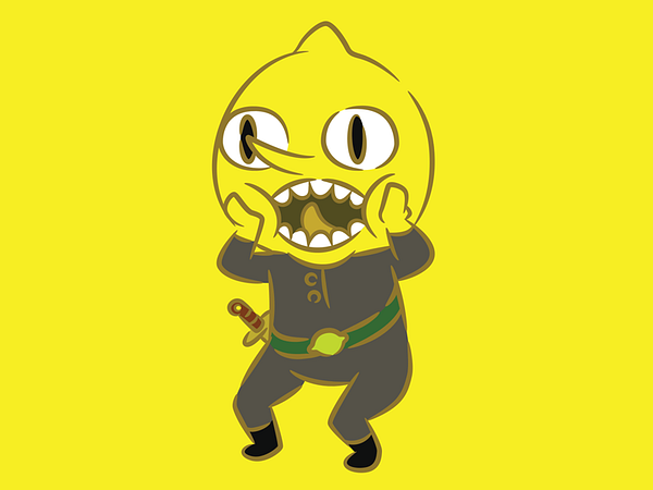 adventure time lemongrab plush