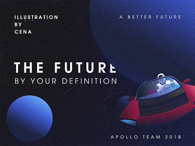 A Better Future apollo design earth mars portfolio space tesla ui works