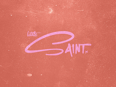 Little Saint Lettering brush calligraphy catholic ipadlettering jesus lettering