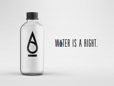 Water Is A Right Branding branding branding design logo water