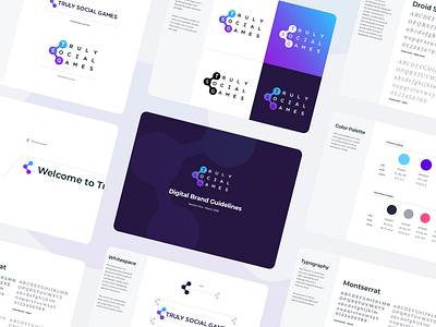 Truly Social Games - Branding Style Guide brand identity branding styleguide