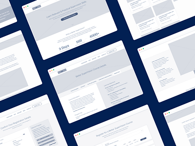 Wireframes for Marketing Website