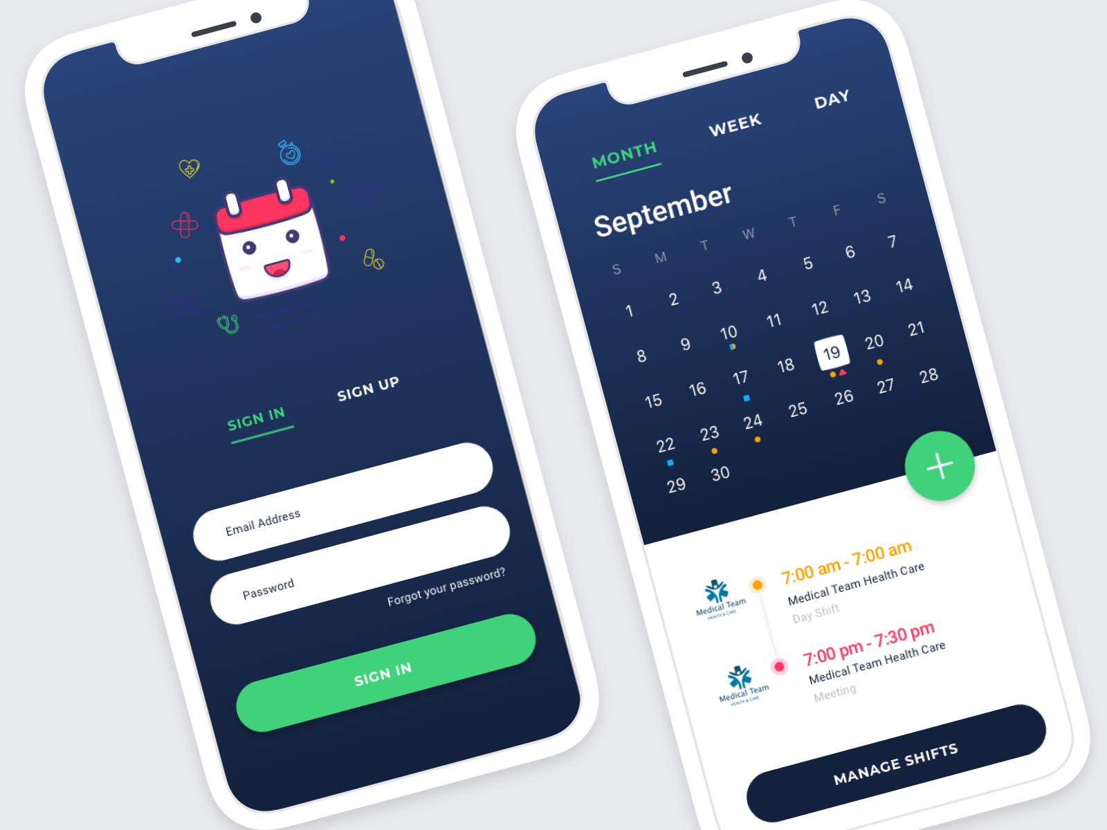 Shift Management Mobile App Concept by Chelsea Chehade on Dribbble