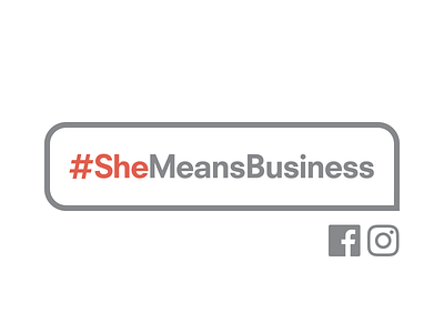 #SheMeansBusiness facebook instagram