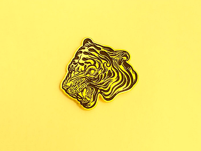 Easy Tiger enamel pin lapel pin pin tiger