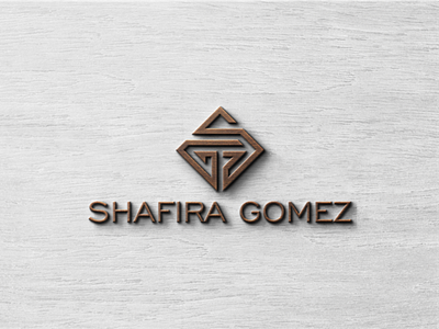 SHAFIRA GOMEZ art branding design flatdesign graphic design icon identity illustration initials lattering logo logo design logo inspiration logo maker minimalism typography