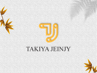 TAKIYA JEINJY LOGO DESIGN art branding design flatdesign graphic design icon identity initials lattering logo logo design logo inspiration logo maker minimalism typography