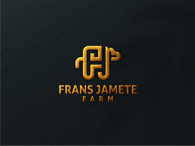 FRANS JAMETE FARM art branding design flatdesign graphic design icon identity illustration initials lattering logo logo design logo inspiration logo maker typography vector