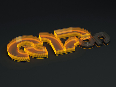 Rizon Tron Style c4d design light logo tron vray