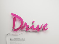 pink neon drive