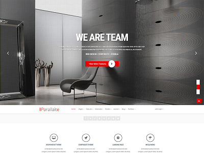 Parallaite Responsive Joomla 3.4 Template