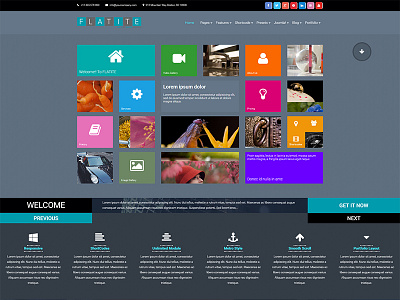 Flatite Joomla MetroTemplate