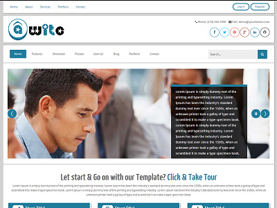 Awite Bootstrap Joomla 3.4 Template