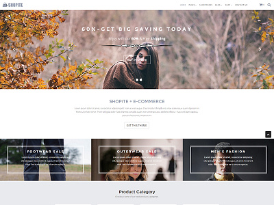 Shopite WooCommerce WordPress Theme design ecommerce fashion product shop template theme woocommerce wordpress wordpress theme