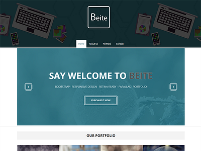 Beite - Free Portfolio Bootstrap 3 HTML Template